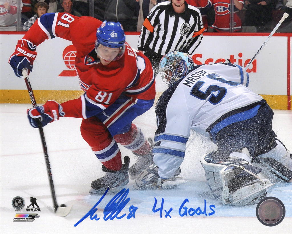 Lars Eller Autographed & Inscribed 8x10 Photo Action (2) Memorable