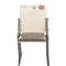 (PAST AUCTION) <br> Lot 3: Maurice Richard Autographed and Inscribed "Rocket" White Forum chair - Limited Edition 7/50