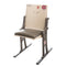 (PAST AUCTION) <br> Lot 3: Maurice Richard Autographed and Inscribed "Rocket" White Forum chair - Limited Edition 7/50