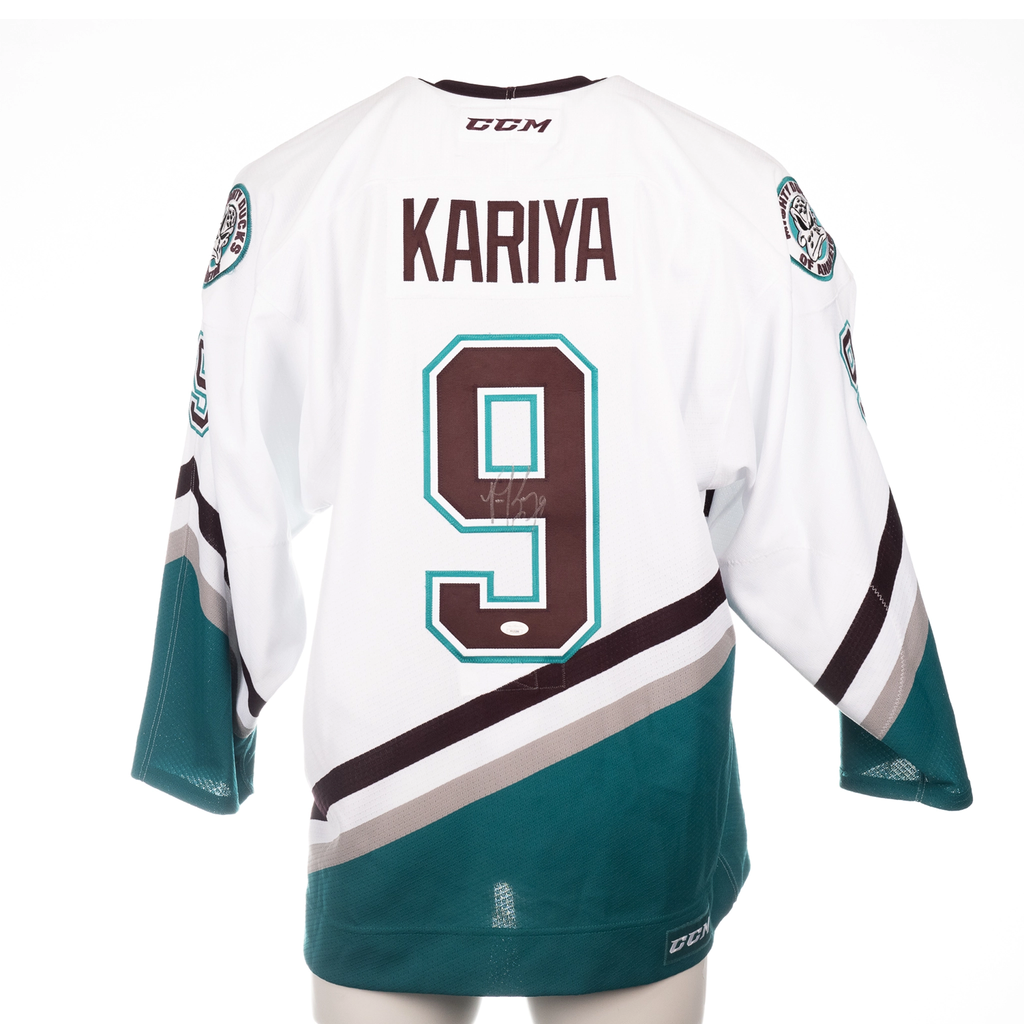 PAST AUCTION) Lot 21: Paul Kariya Autographed On Ice Authentic Pro 