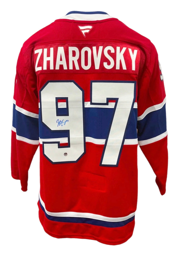 Alexander Zharovsky Autographed Fanatic Premium Jersey