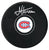 Michael Hage Autographed Puck - Logo