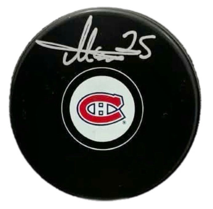 Michael Hage Autographed Puck - Logo