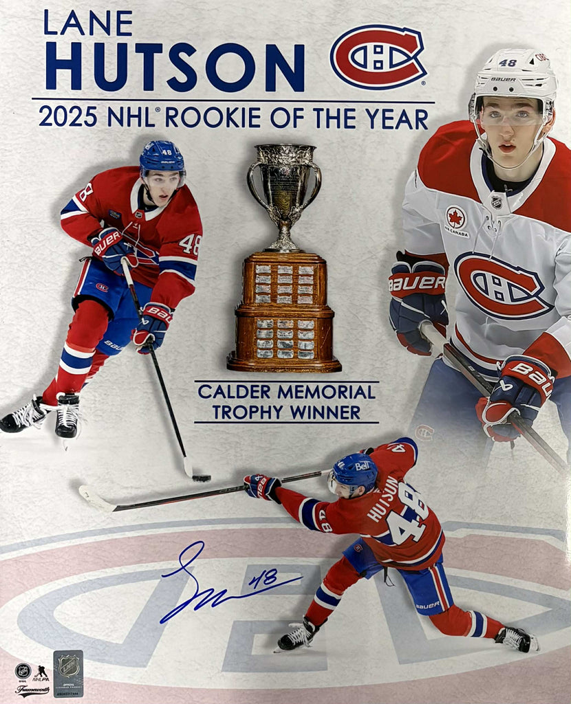 Lane Hutson Autographed 8x10 Photo - Montage