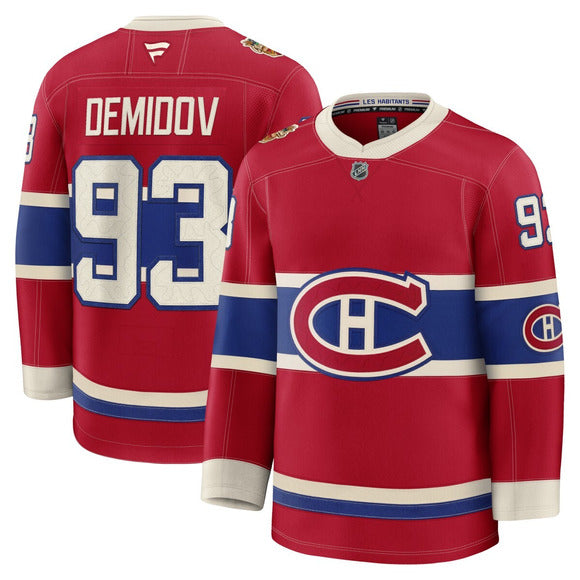 PRE-ORDER - Ivan Demidov Autographed Fanatic Premium Jersey - Heritage Classic 2026