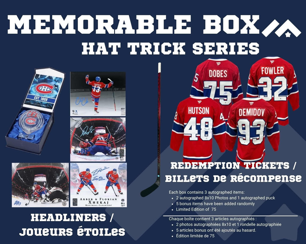 Memorable Box Hat Trick - Montreal Canadiens Edition
