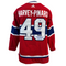 (PAST AUCTION) <br>Lot 28: Rafaël Harvey-Pinard Autographed and Inscribed Adidas Authentic Jersey