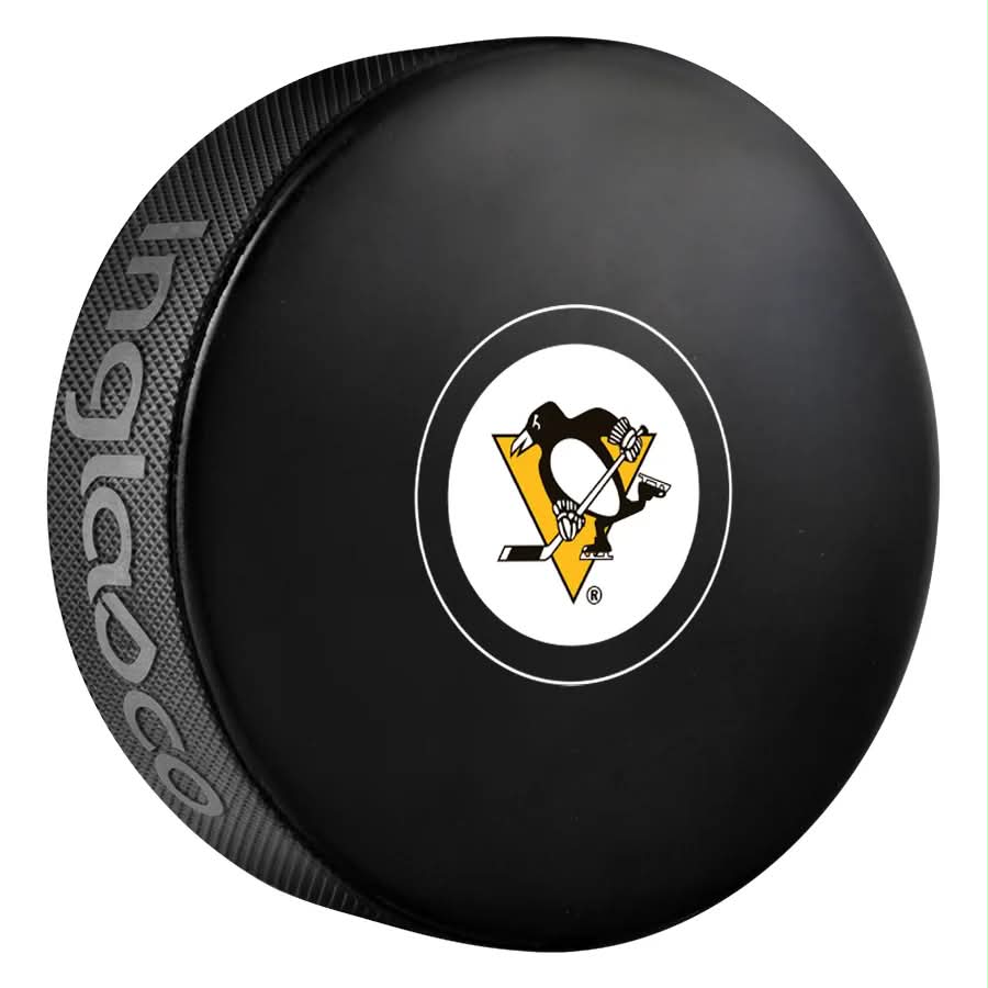 PRE-ORDER - Alexei Kovalev Autographed Puck - Logo (PIT)
