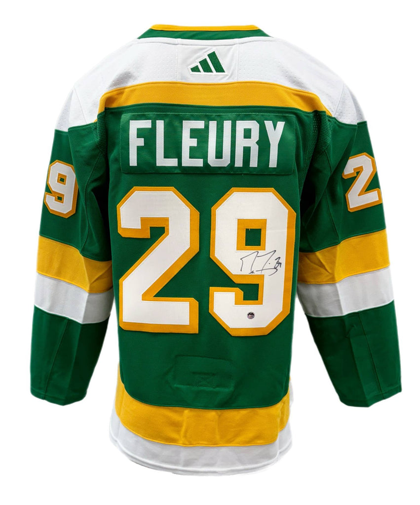 Marc-André Fleury Autographed Reverse Retro 2.0 Adidas Authentic Jersey - Minnesota