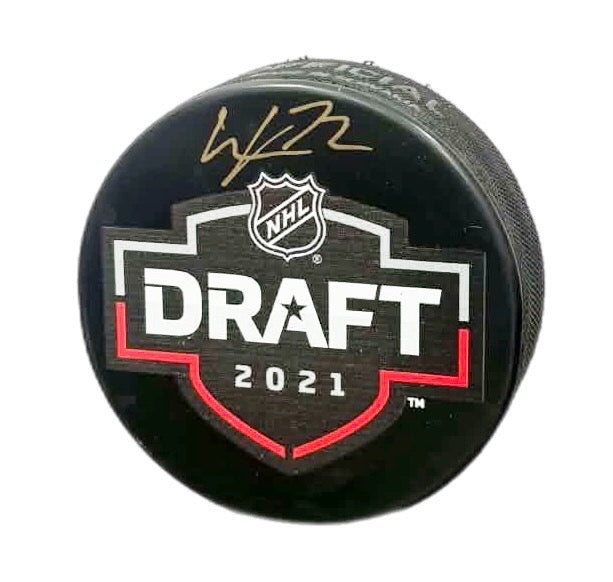 William Ekland Autographed Puck - Draft