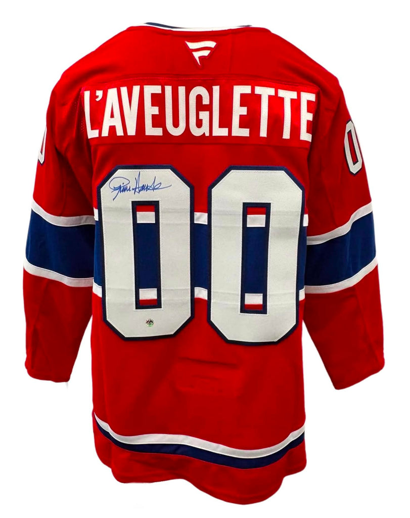 Pierre Houde Autographed Fanatics Premium Jersey