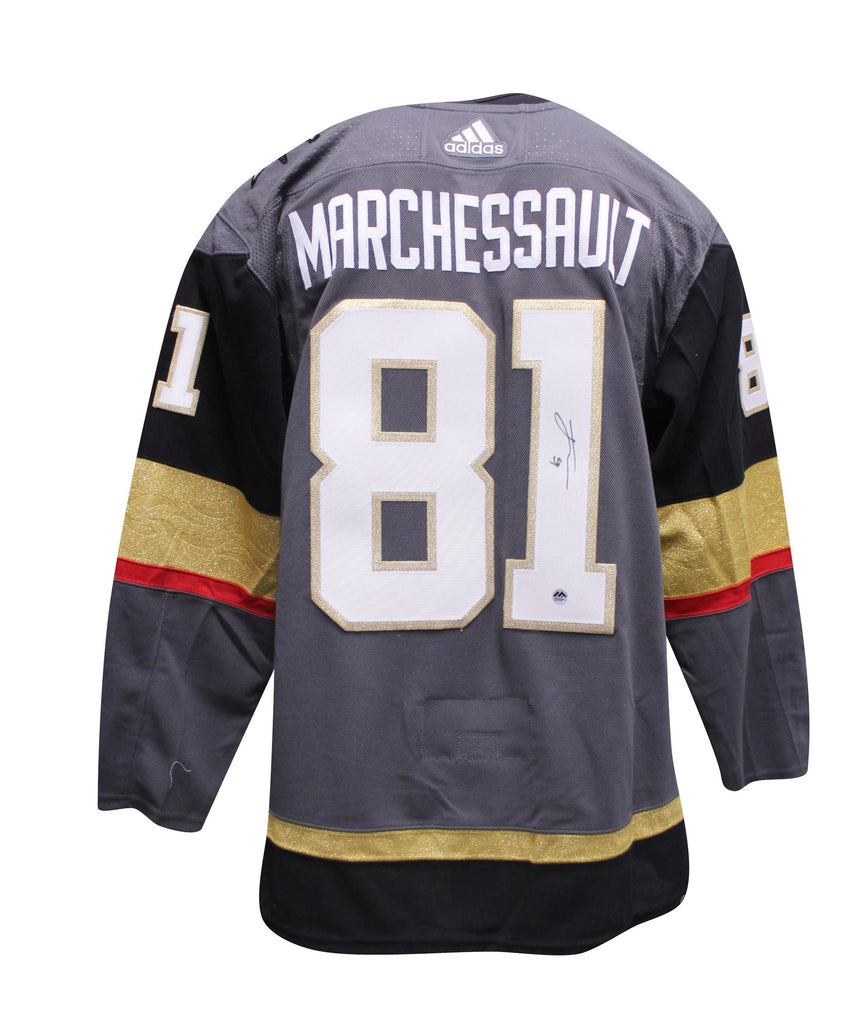 Jonathan Marchessault Autographed Grey Adidas Authentic Jersey