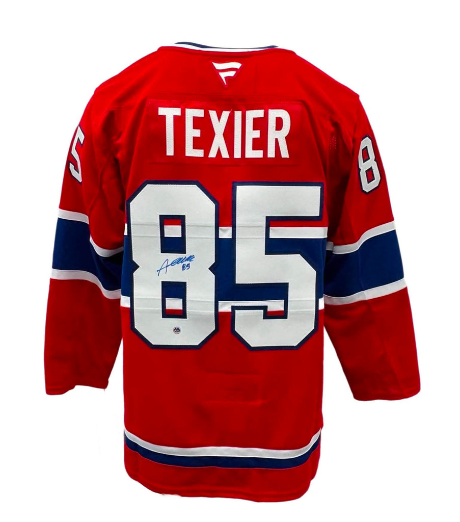 Alexandre Texier Autographed Fanatics Premium Jersey