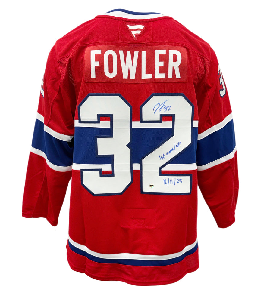 Jacob Fowler Autographed & Inscribed Fanatics Premium Jersey