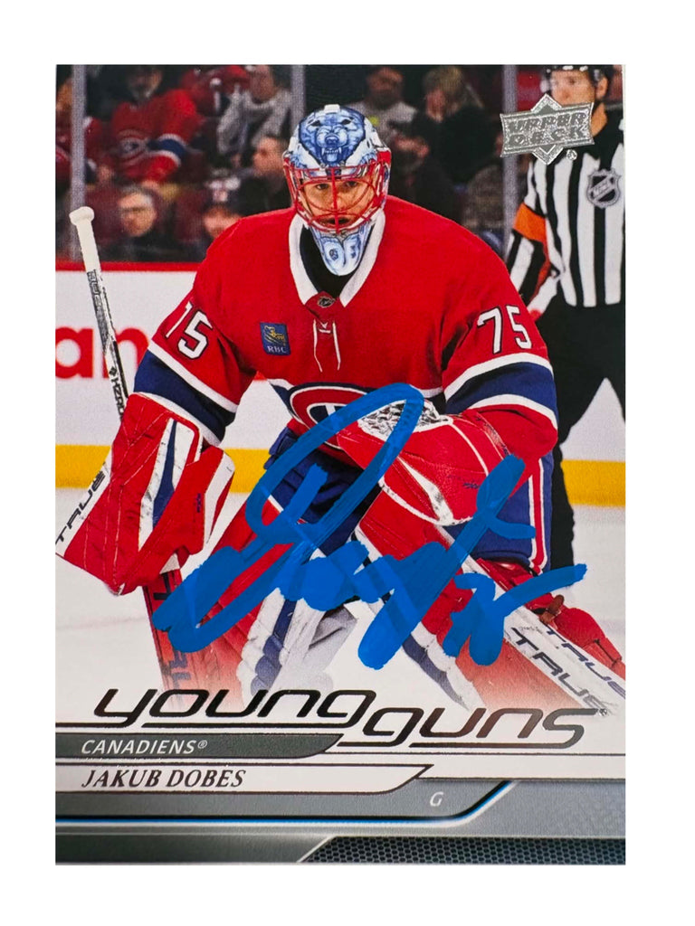 Jakub Dobes Autographed Young Guns - Hockey Card