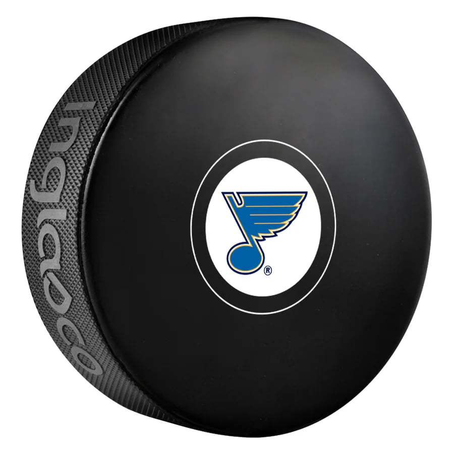 PRE-ORDER - Zachary Bolduc Autographed Puck - Logo (St.Louis)