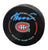 Jake Evans Autographié Puck - Officiel