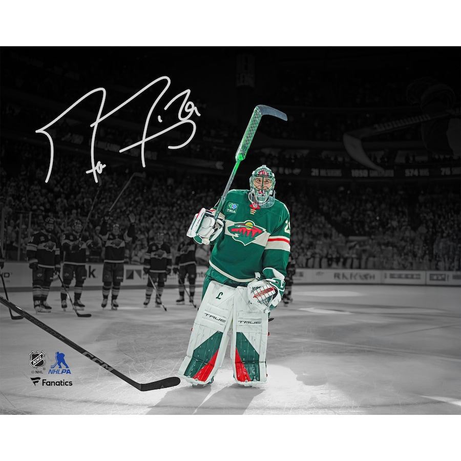 PRE-ORDER - Marc-Andre Fleury Autographed 8x10 Photo - Blackout