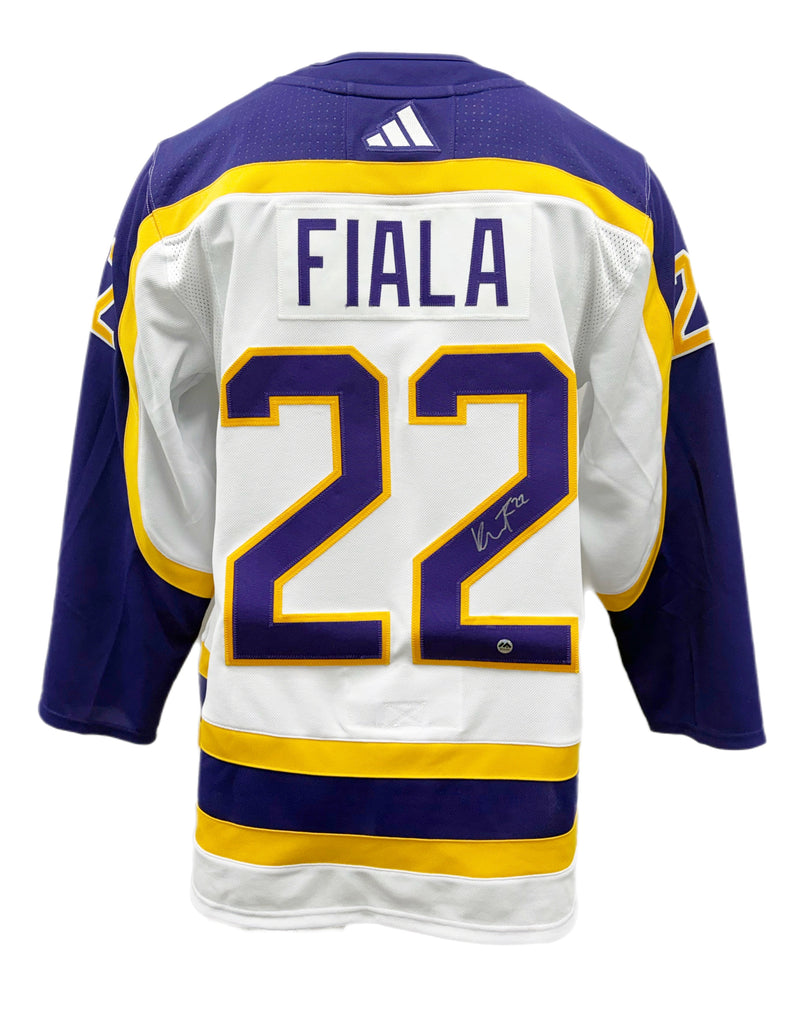 Kevin Fiala Autographed Adidas Authentic Jersey - Reverse Retro 2.0