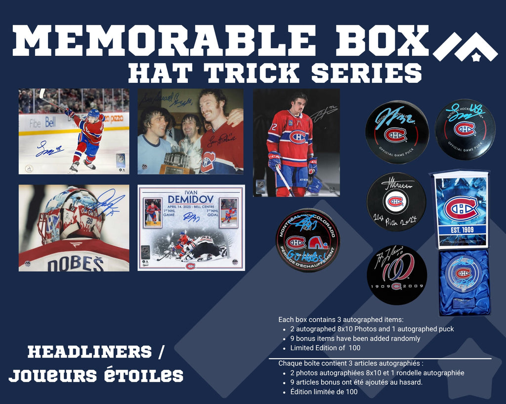 Memorable Box Hat Trick - Montreal Canadiens Edition