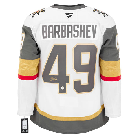 Ivan Barbashev Autographed Vegas Golden Knights White Fanatics Premium Jersey