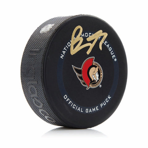 Brady Tkachuk Autographed Ottawa Senators Puck - Official