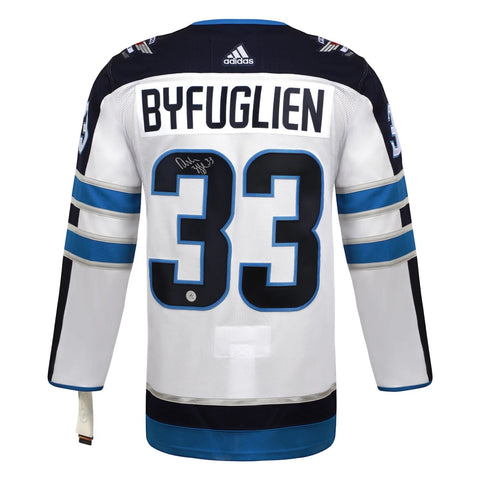Dustin Byfuglien Autographed Winnipeg Jets White Adidas Authentic Jersey