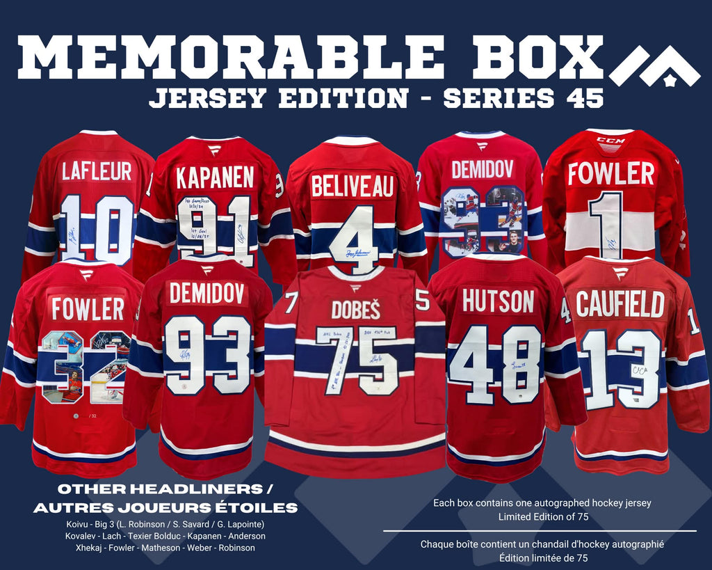 Memorable Box Jersey Edition - Series 45 (Montreal Canadiens)