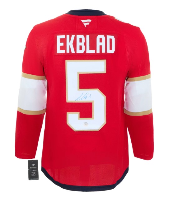 Aaron Ekblad Autographed Florida Panthers Fanatics Premium Jersey