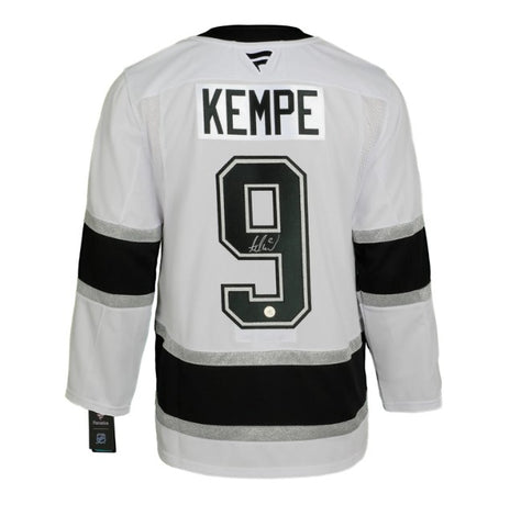 Adrian Kempe Autographed White Los Angeles Kings Fanatic Premium Jersey