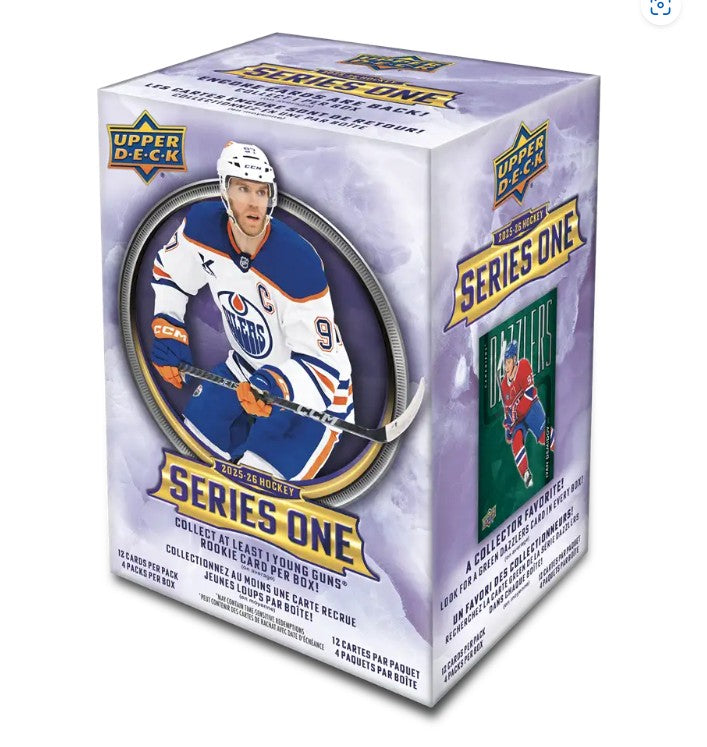2025-26 Upper Deck Series 1 Hockey Cards (Blaster)