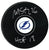 Martin St. Louis Tampa Bay Lightning Autographed & Inscribed Puck - Logo