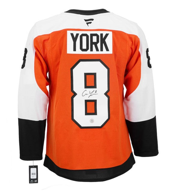 Cam York Autographié Fanatiques Premium chandail