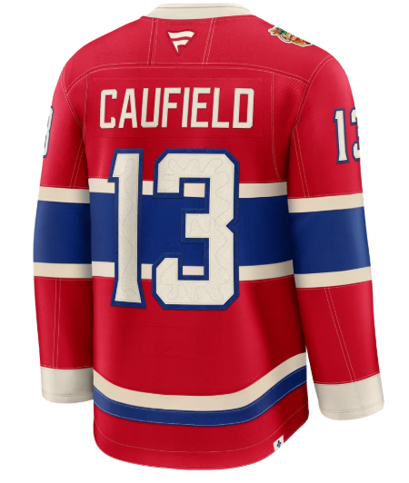 Cole Caufield unsigned Fanatic Premium Jersey - Heritage Classic 2026