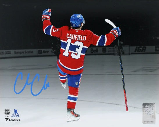 Cole Caufield Autographed 16x20 Photo - Blackout (2)