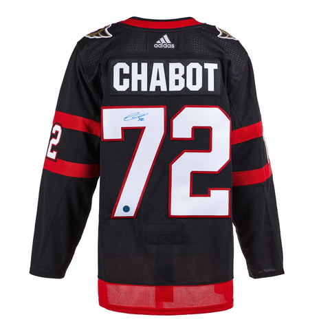 Thomas Chabot Autographed Ottawa Senators Adidas Authentic Jersey
