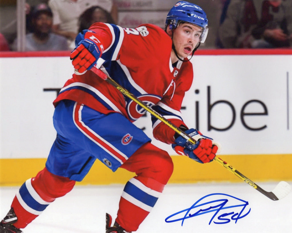 Charles Hudon Autographed 8x10 Photo - Action
