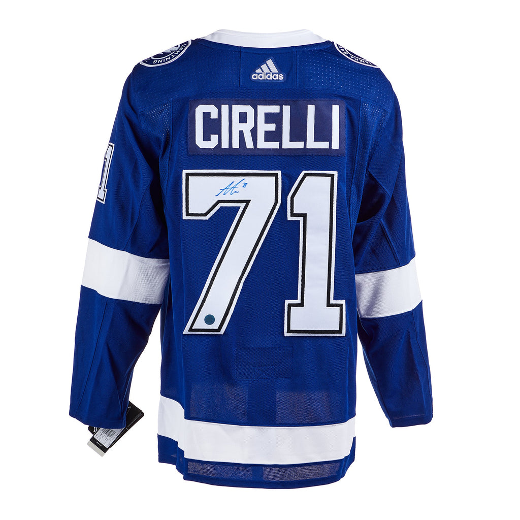 Anthony Cirelli Autographed Tampa Bay Lightning Adidas Authentic Jersey