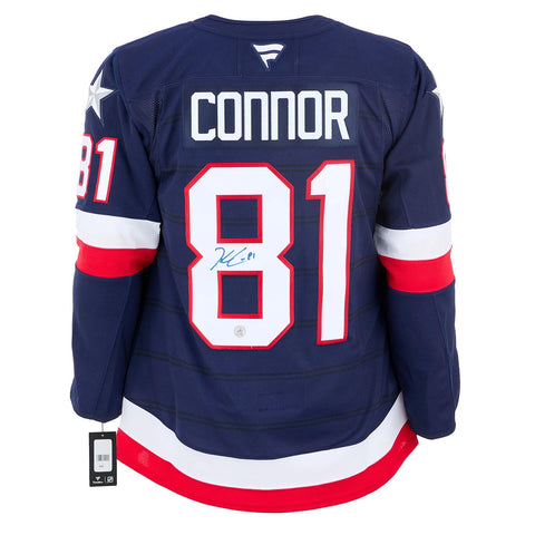 Kyle Connor Autographed Team USA 4 Nations Face-Off Fanatics Premium Jersey