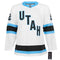 Logan Cooley Autographed Utah Hockey Club White Fanatics Premium Jersey