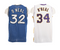 Lot 104: 2x Shaquille O'Neal Autographed Custom Jerseys (1 blue and 1 white)