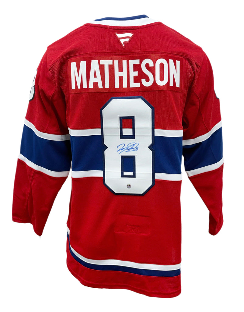 Mike Matheson Autographed Fanatics Premium Jersey