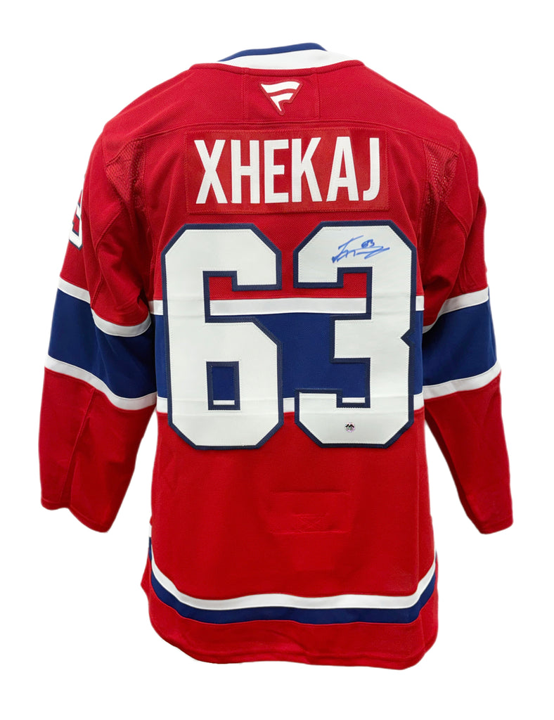 Florian Xhekaj Autographed Fanatics Premium Jersey