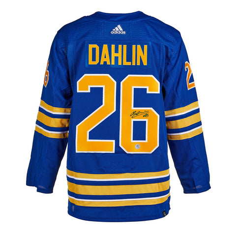 Rasmus Dahlin Autographed Buffalo Sabres Blue Adidas Authentic Jersey
