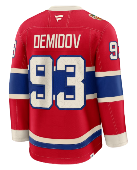 Ivan Demidov unsigned Fanatic Premium Jersey - Heritage Classic 2026