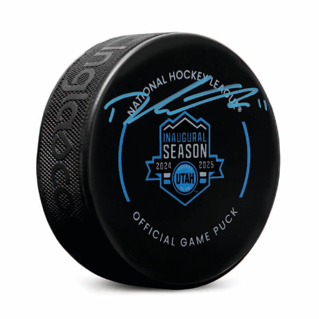 Dylan Guenther Autographed Utah Hockey Club Puck - Official