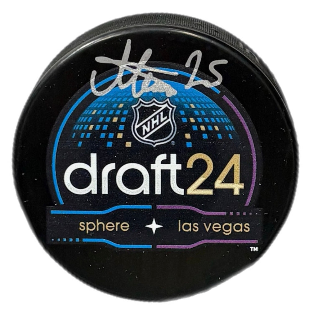 Michael Hage Autographed Puck - Draft