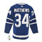 LOT 8: AUSTON MATTHEWS AUTOGRAPHED AND INSCRIBED CAPTAIN JERSEY