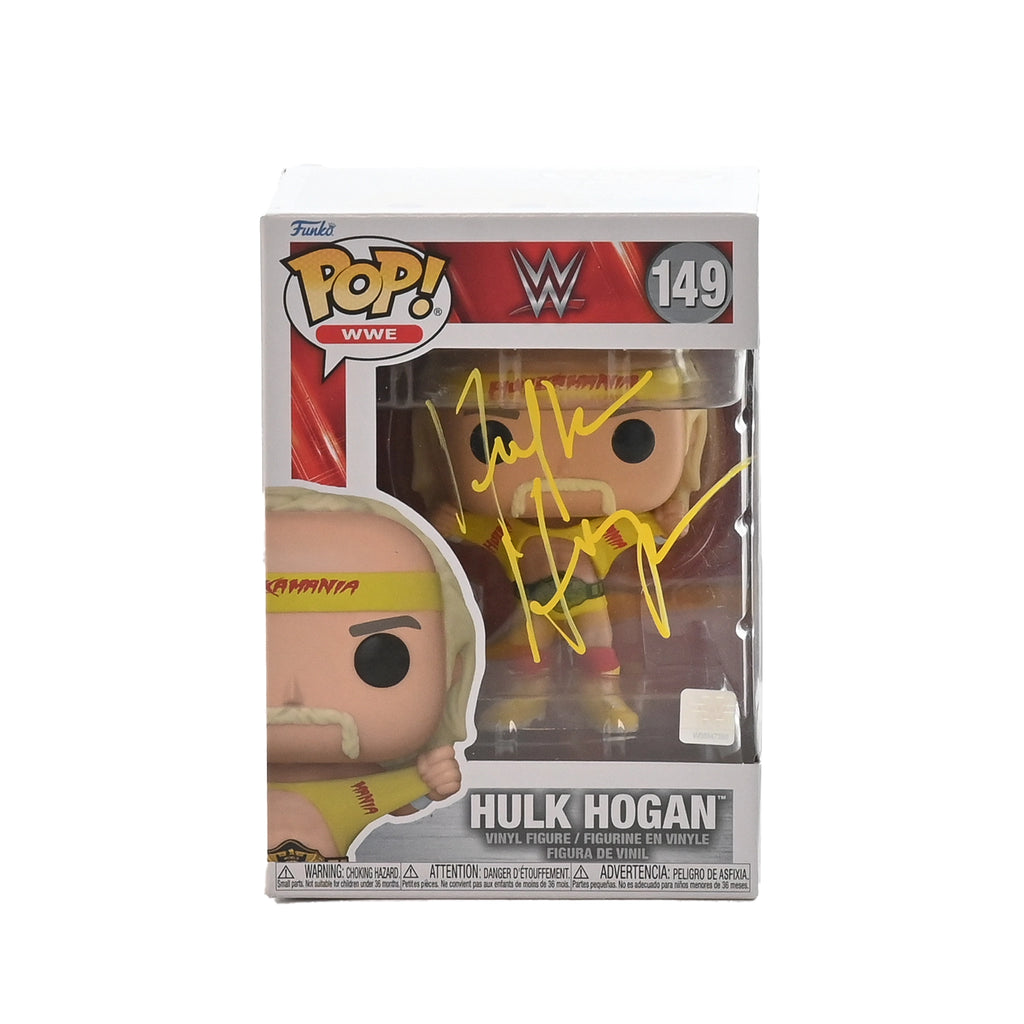 LOT 35: HULK HOGAN AUTOGRAPHED FUNKO POP