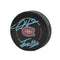 LOT 70: ARBER AND FLORIAN XHEKAJ DUAL SIGNED PUCK WITH 8X10